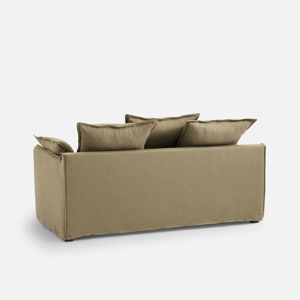 LA REDOUTE INTERIEURS<br>Slaapbank H14 cm, gekreukt linnen, Odna