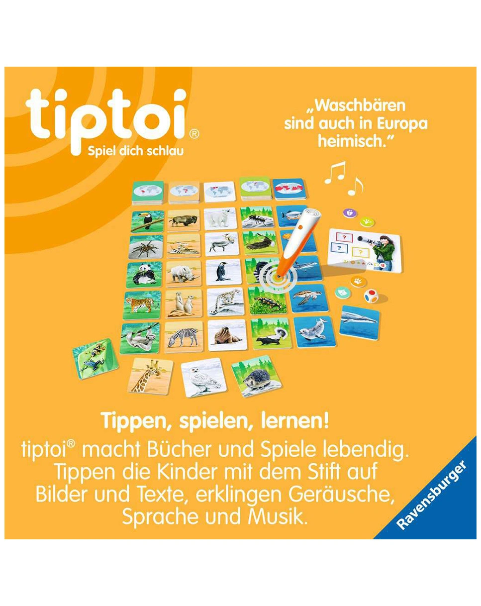 Lernspiel tiptoi® TIERE DER WELT