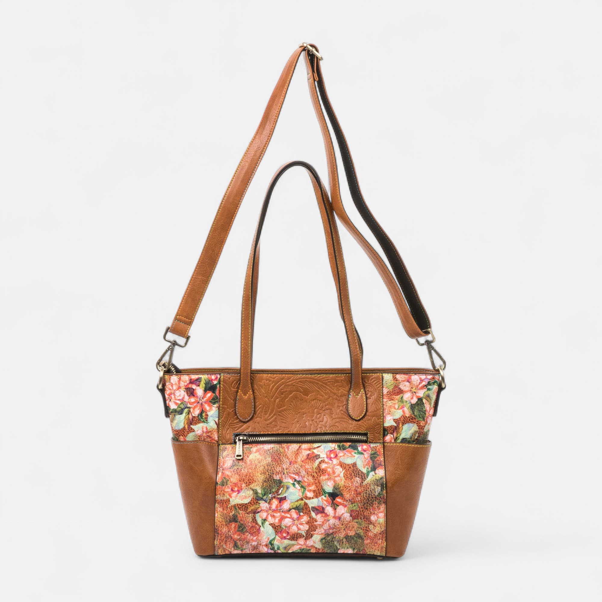 Sac de shopping cognac