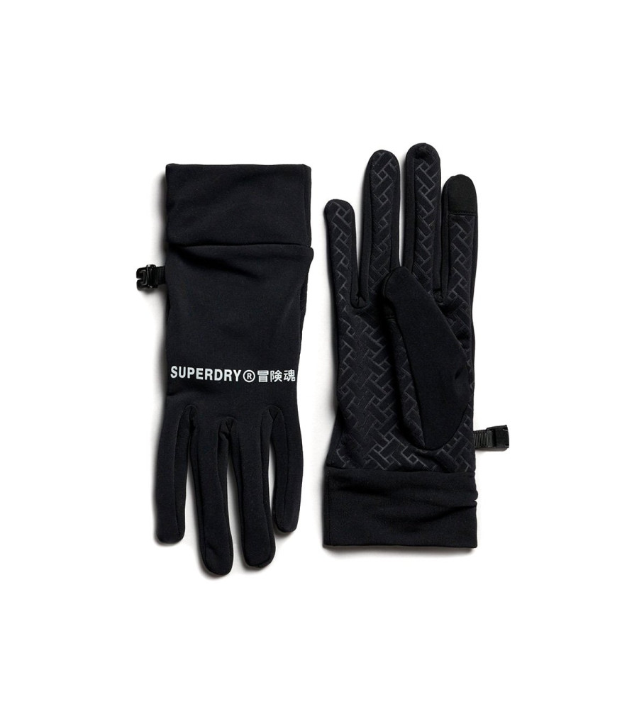Luvas de esqui pretas Superdry