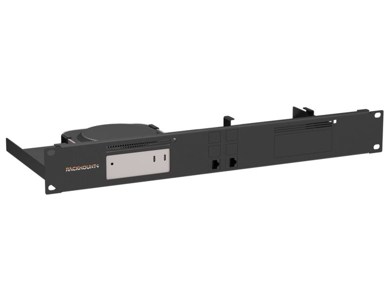 Rackmount IT Rackmount Kit RM-AP-T2 Der RM-AP-T2 dient zur sicheren Befestigung von zwei Mac Mini M4 Geräten in einem 19