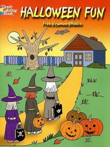 Halloween Fun - Dover Holiday Coloring Book (Paperback)