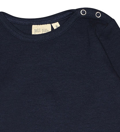 Petit Piao Bluse - Rib - Modal - Indigo Plum
