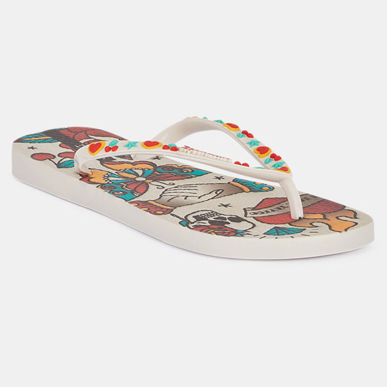 Ipanema Tongs Igual Tattoo en matière recyclée beige/multicolore
