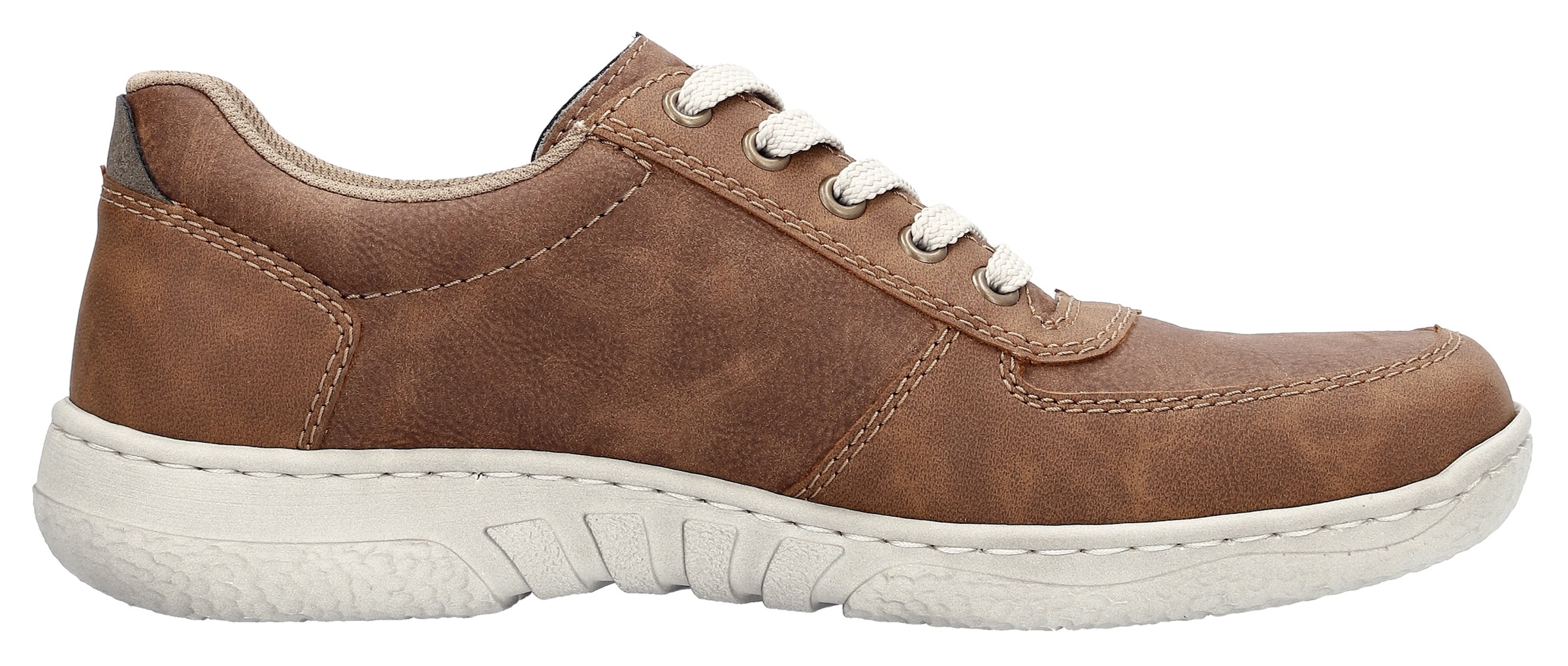 Rieker Schnürschuh  mit Aussenreissverschluss, Freizeitschuh, Halbschuh, Schnürschuh