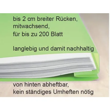 FLVG Schnellhefter grün, DIN A4 - Edition Onkel Schwerdt