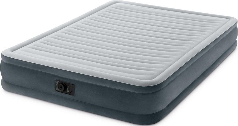 INTEX - Comfort Plus - Opblaasmatras - Zwart - Polyester