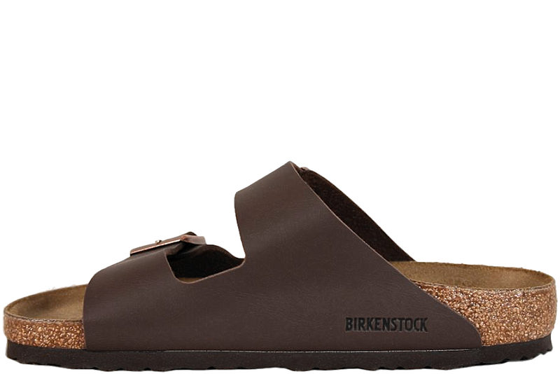 BIRKENSTOCK ARIZONA BS SLENTERS I MØRKEBRUNT BIRKO-FLOR