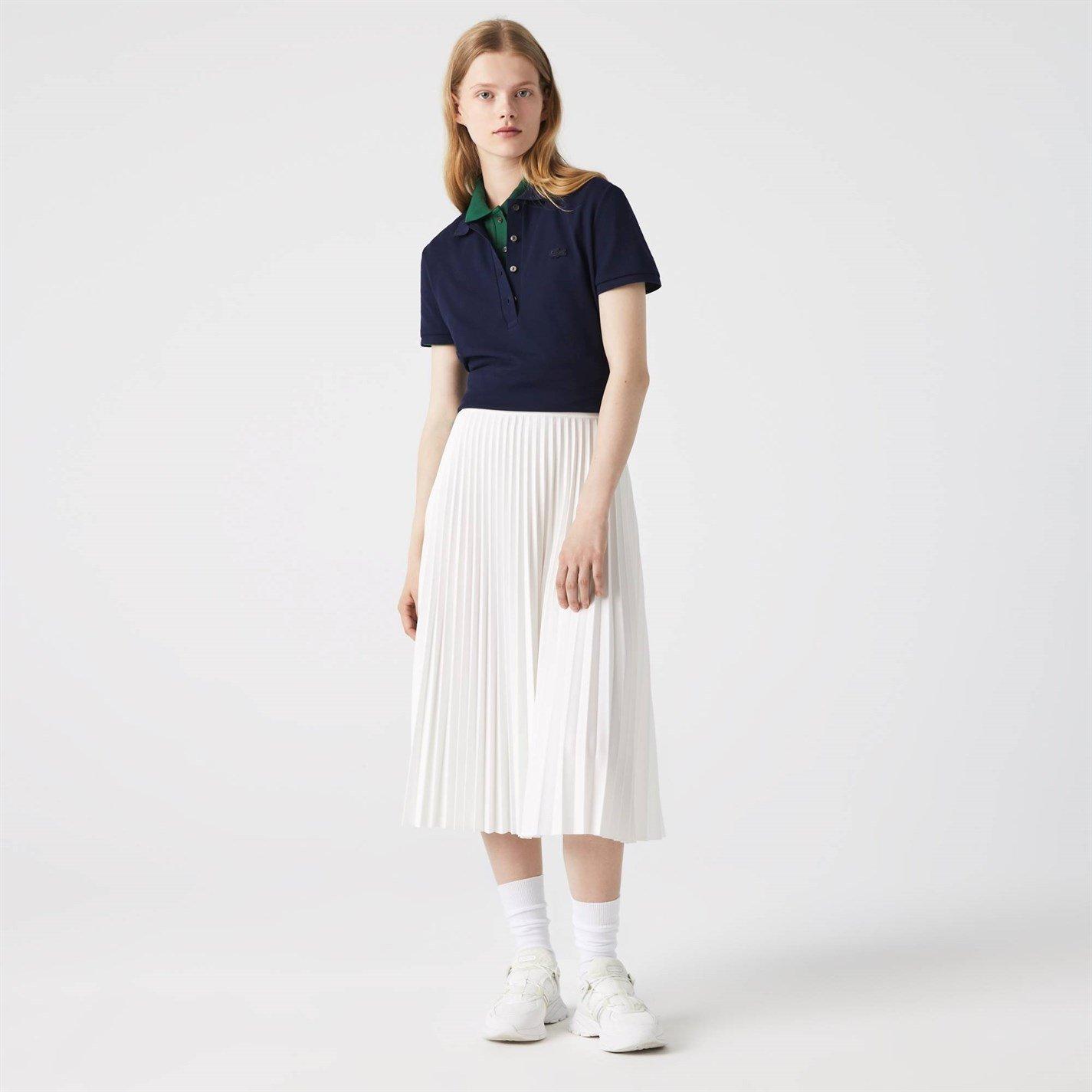 Lacoste Long Pleated Skirt