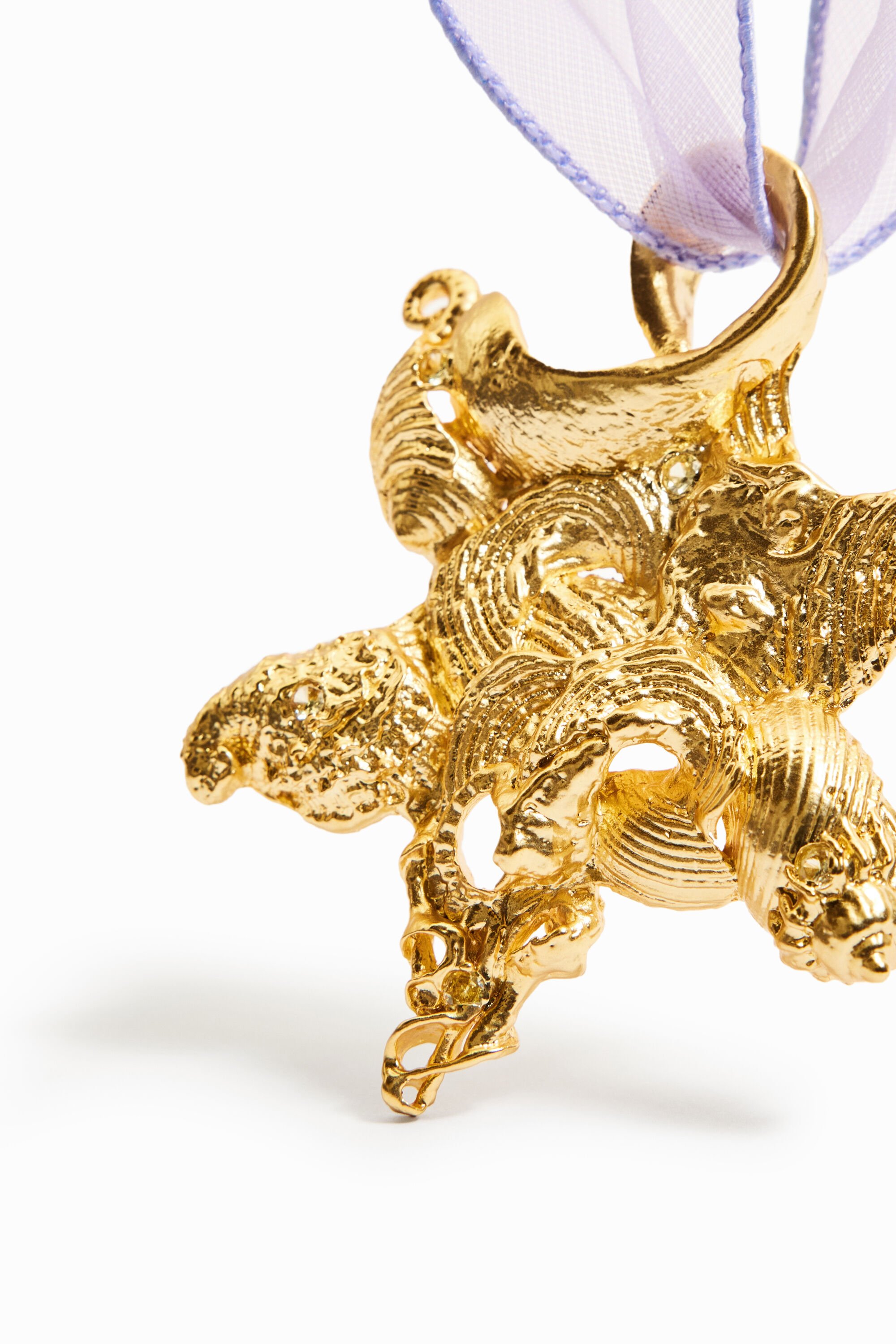 Pendentif étoile plaqué or Zalio