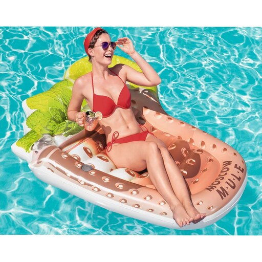 Colchoneta Bebida Marrón De Pvc De 173x160 Cm