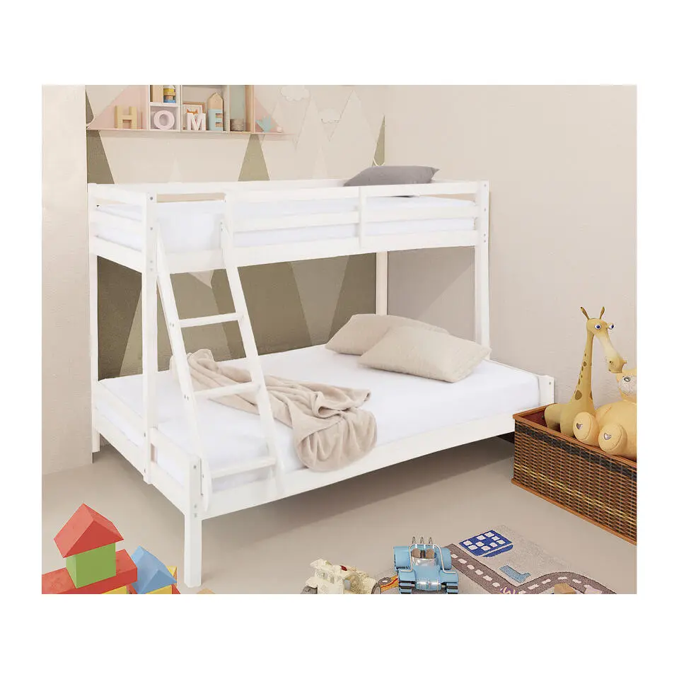 Alpi2 - Stapelbed 140x200 cm wit grenen