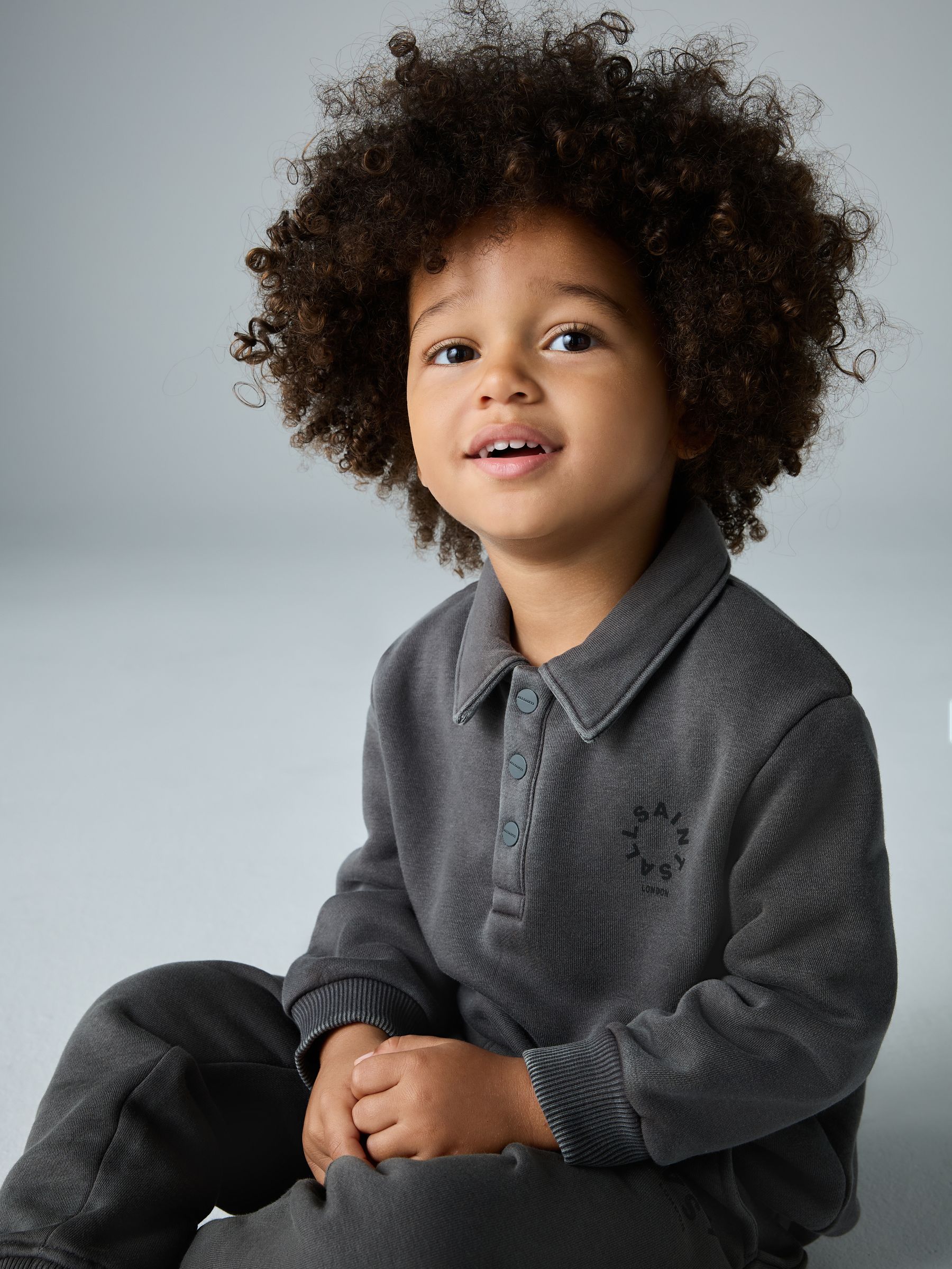 smALLSAINTS Tierra Sweat Polo and Joggers Younger Boys Set