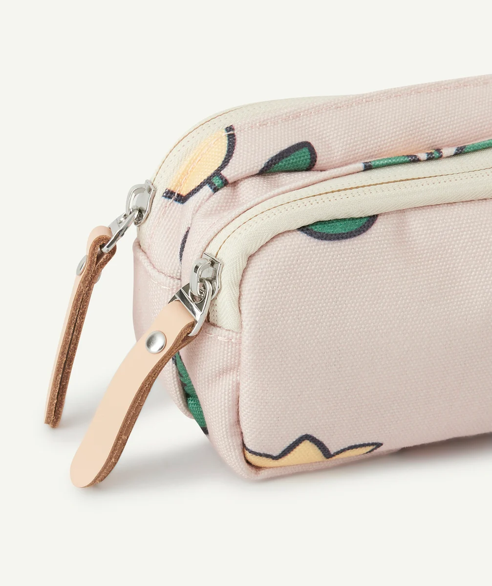 JOJO FACTORYTROUSSE DOUBLE COMPARTIMENT FILLE IMPRIMÉ FLEURI