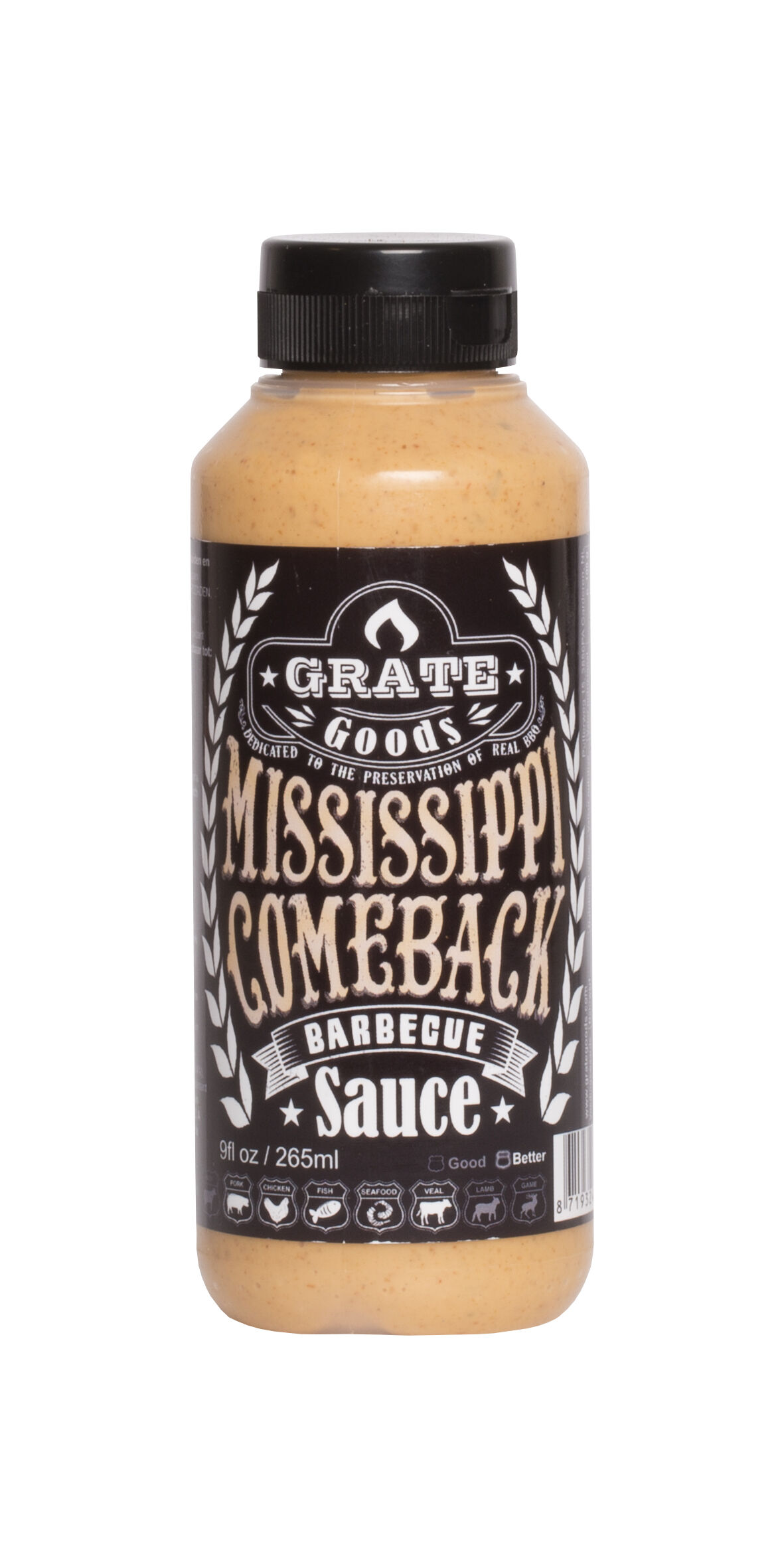 Grate goods Mississippi Comeback - BBQ saus - 265 Milliliter