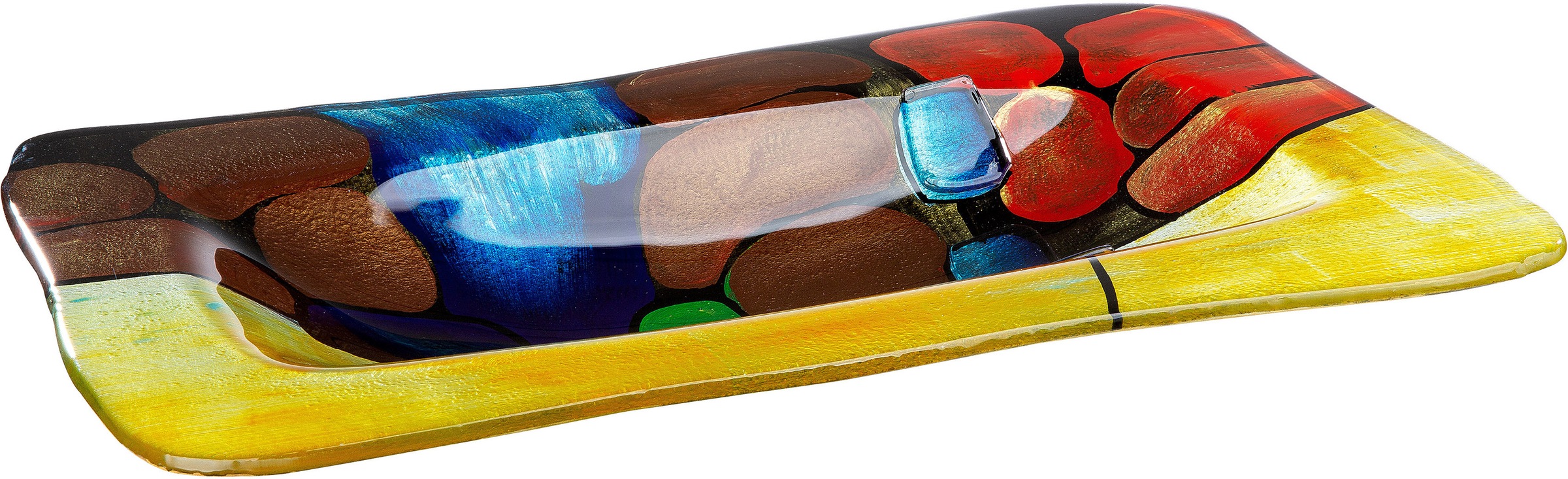 Casablanca by Gilde Dekoschale »Murano« durchgefärbt; handgefertigt