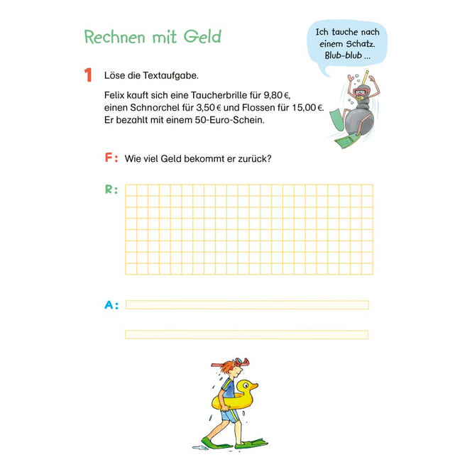 Fit fürs... Rechnen - Mein 5-Minuten-Block - 3.Klasse