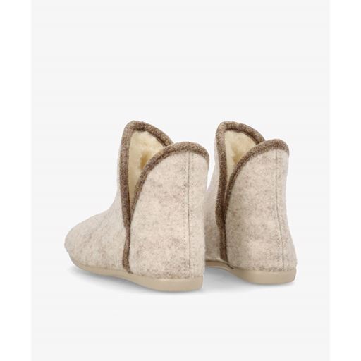Nordstrand Ankelhøje Hjemmesko, Beige, 35