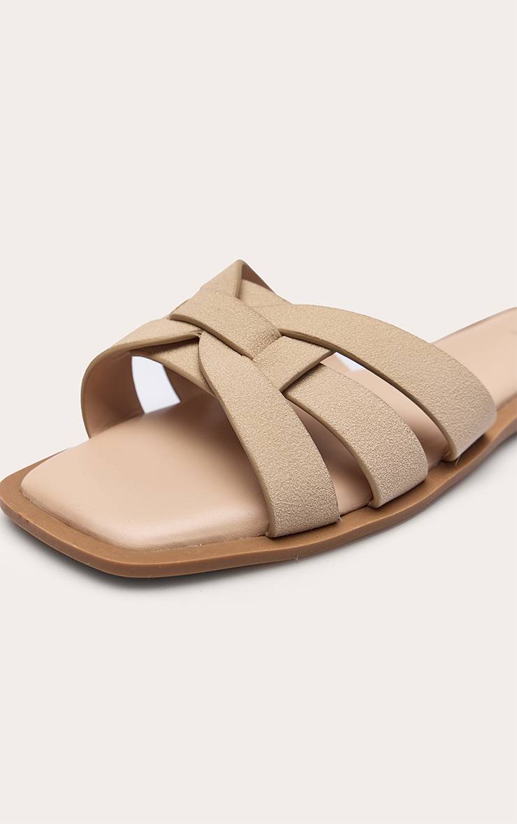 Sable Mule À Multiples Brides En Synthétique ALS