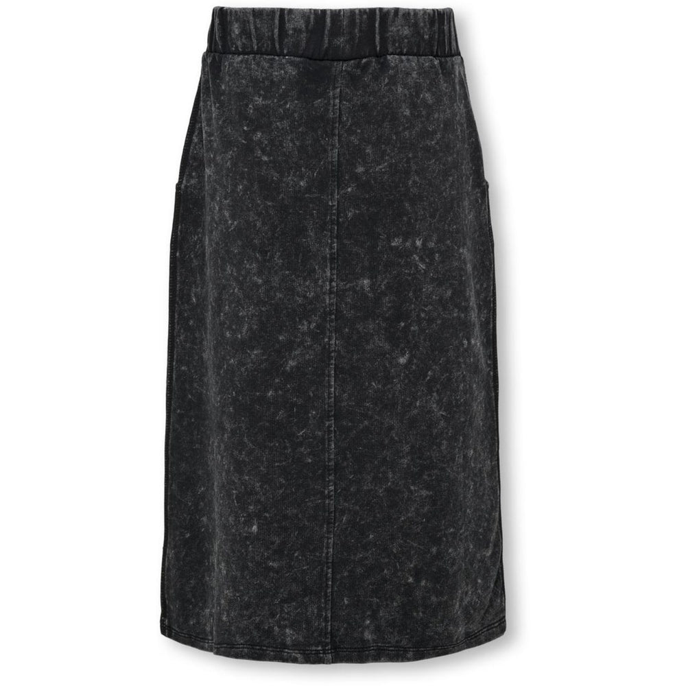 Køb kids ONLY Black Donna Washed Sweat Nederdel