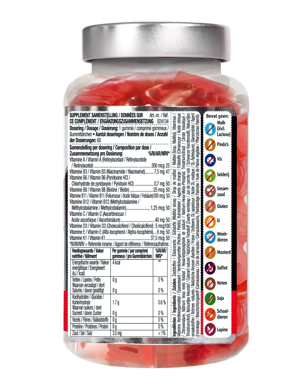 Multi+ Kids Gummies Suikervrij