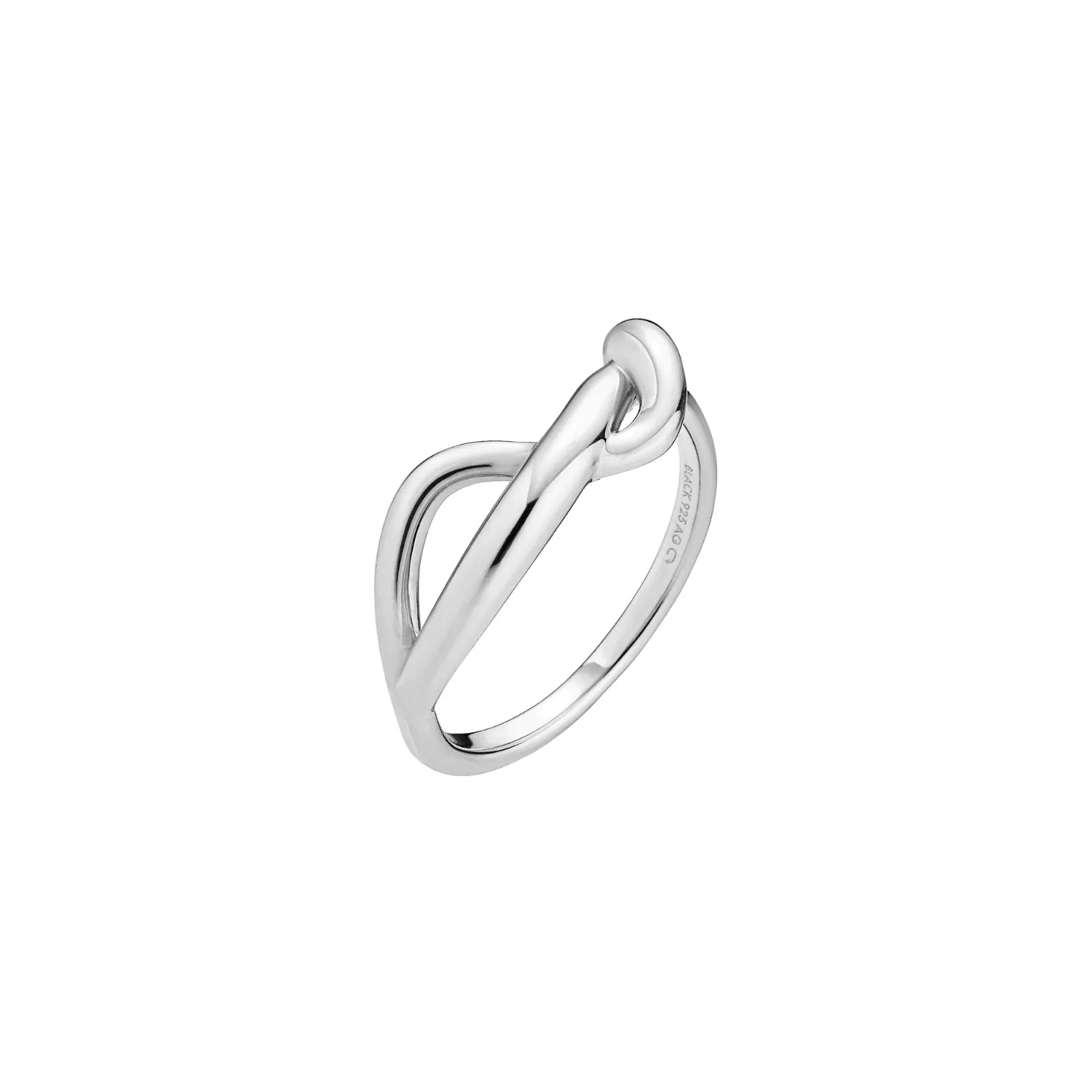 Maria Black Twisted Deceiver Ring Sølv 500446AG