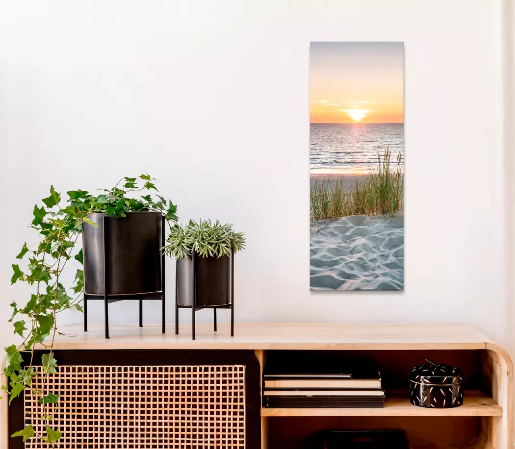 Wandbild 30 x 80 cm Beautiful Sunset IV