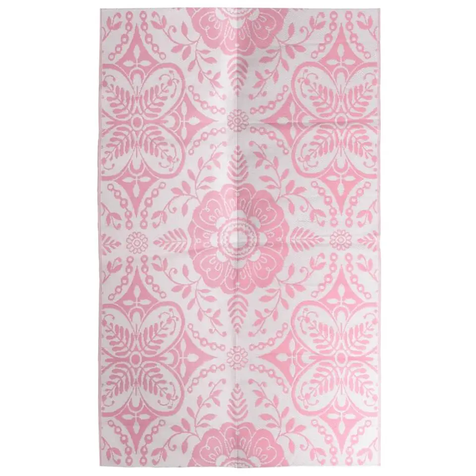 vidaXL - Tuinkleed - Roze - Polyetheen - 190 x 290 cm