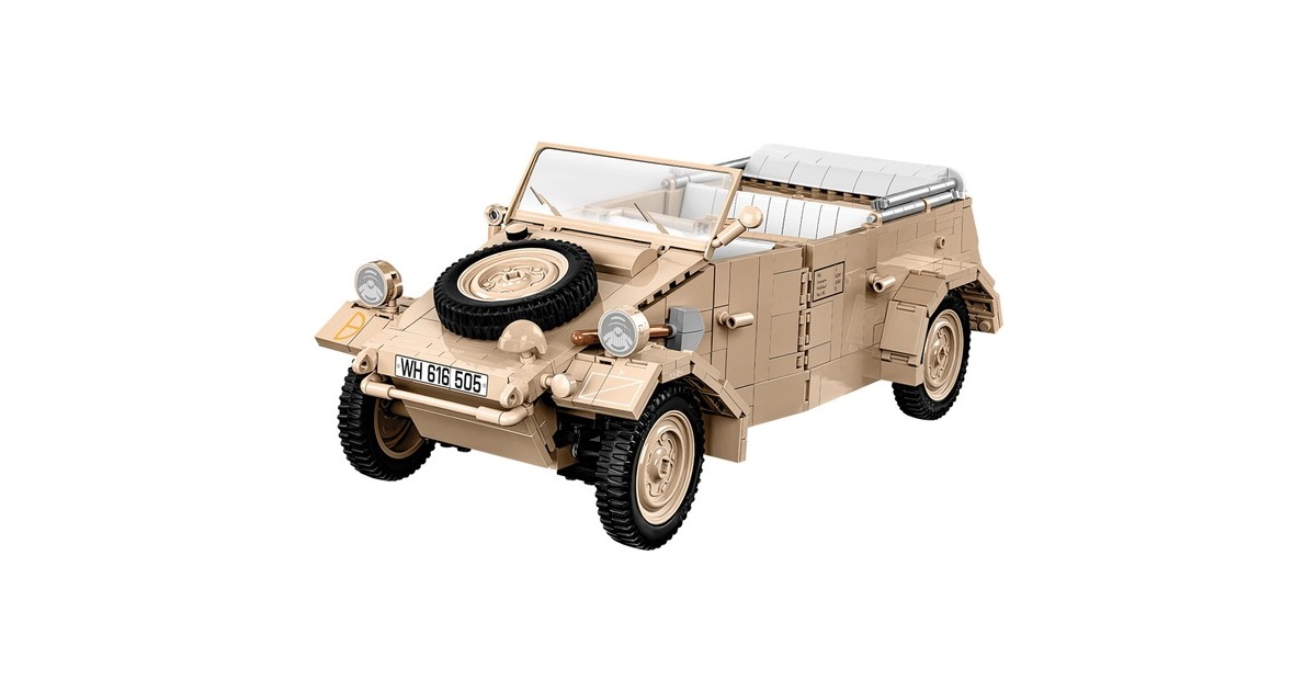 COBIHistorical Collection - Kübelwagen Personenkraftwagen Typ 82 Constructiespeelgoed  (Schaal 1:12)