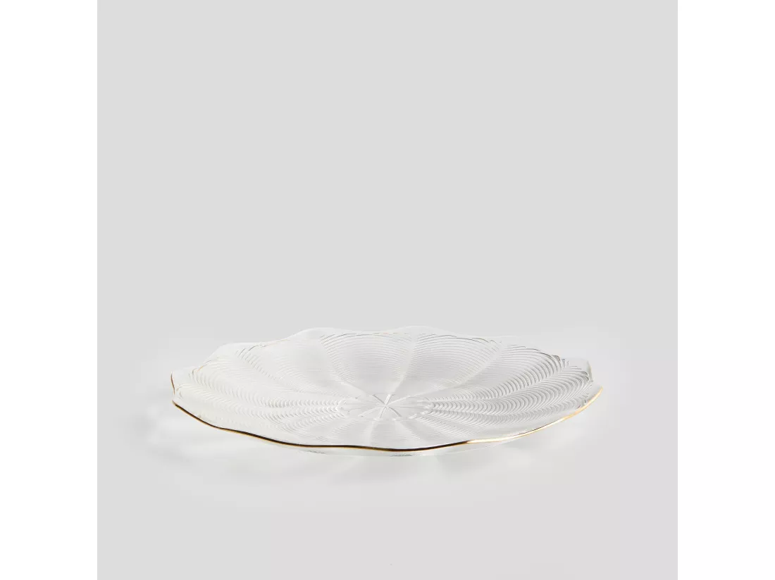 Assiette Plate Katania moyennement transparent 2.5 x 28