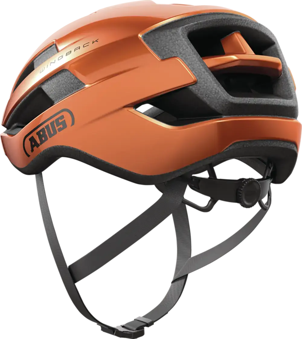 Abus WingBack Race Fietshelm Oranje