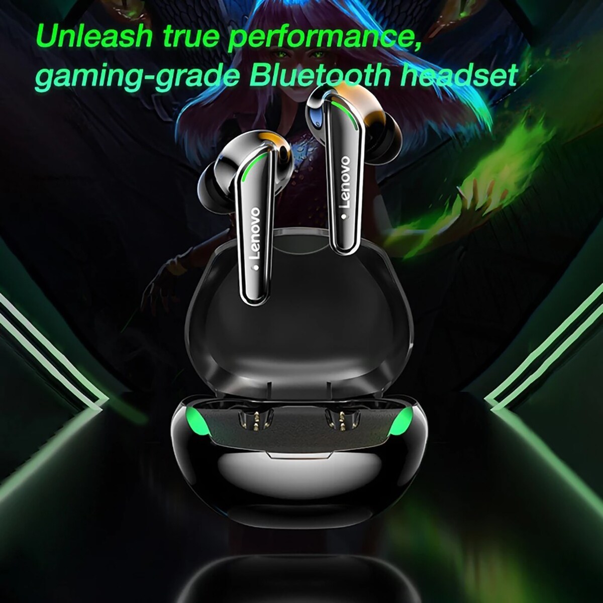 Lenovo XT92 Bluetooth-Kopfhörer Schwarz