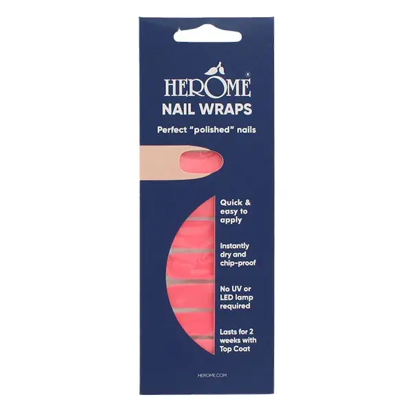 Adesivos para unhas Herôme cor chiclete