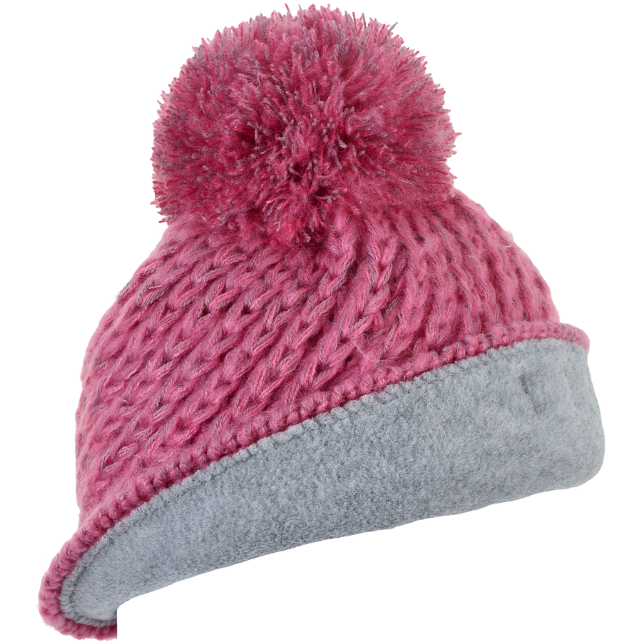 Sterntaler Bommelstrickmütze magenta