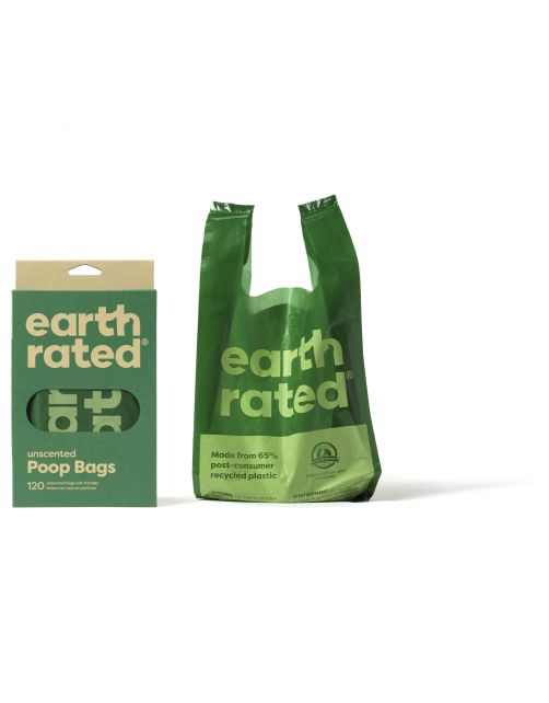 Earth Rated Poepzakjes Met Handvat - Hondenpoepzakjes - 120 Zakjes