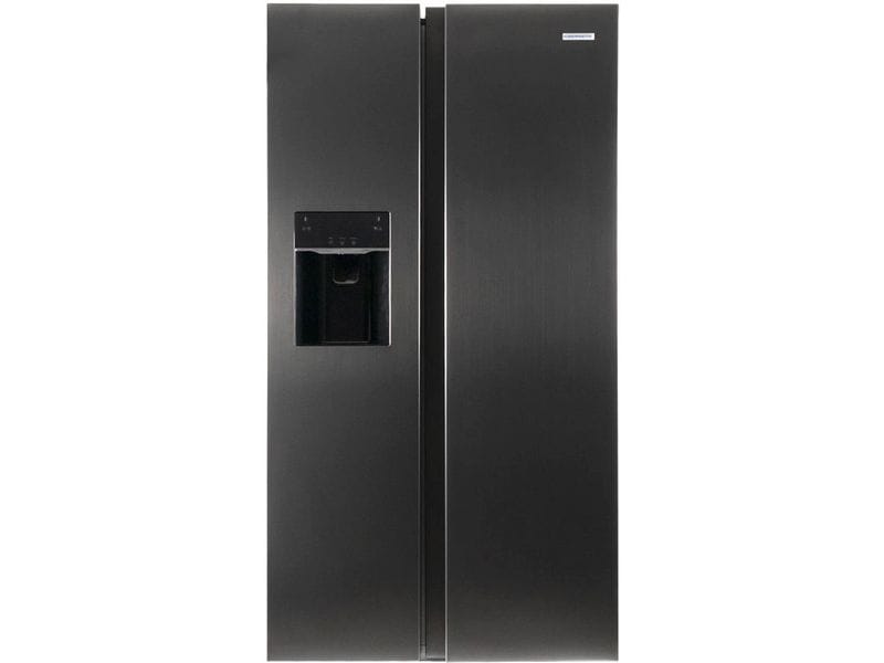 Kibernetik Foodcenter FC513 Grau Side by Side Kühlgerät mit Icemaker