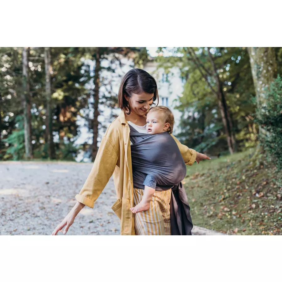 boba® Baby Tragetuch Organic Dark Grey