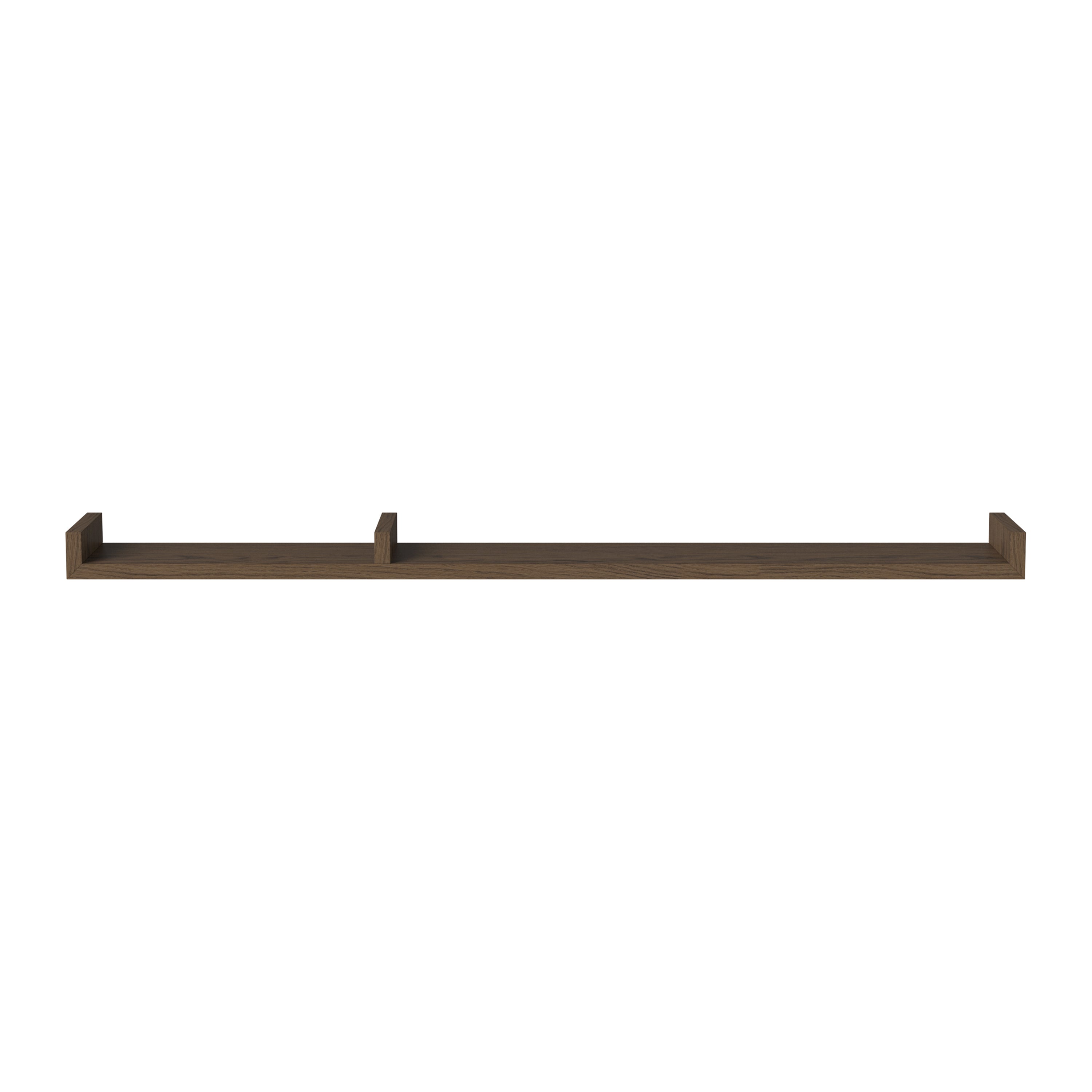 Bolia Display Wandplank B 120 cm - Asymmetrisch Links - Donker Eiken