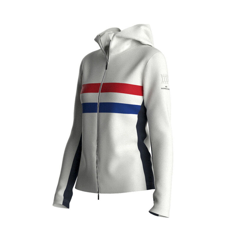 Ski Full Zip Hoodie - Veste en laine mérinos femme