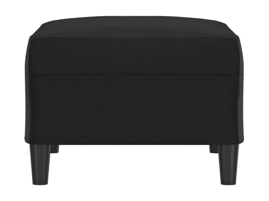 Repose-pied Noir 70x55x41 cm Similicuir