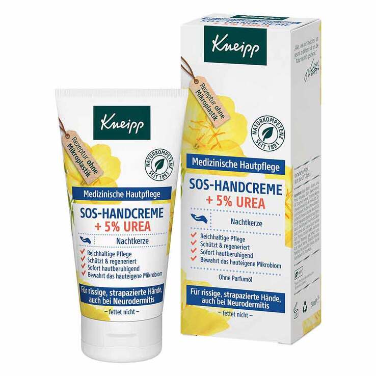 Kneipp SOS-Handcreme + 5% Urea Nachtkerze, 50 ml
