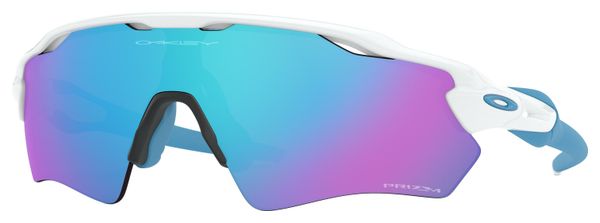 Lunettes Enfant Oakley Radar Ev Xs Path Polished White / Prizm Sapphire / Ref. OO9001-1531