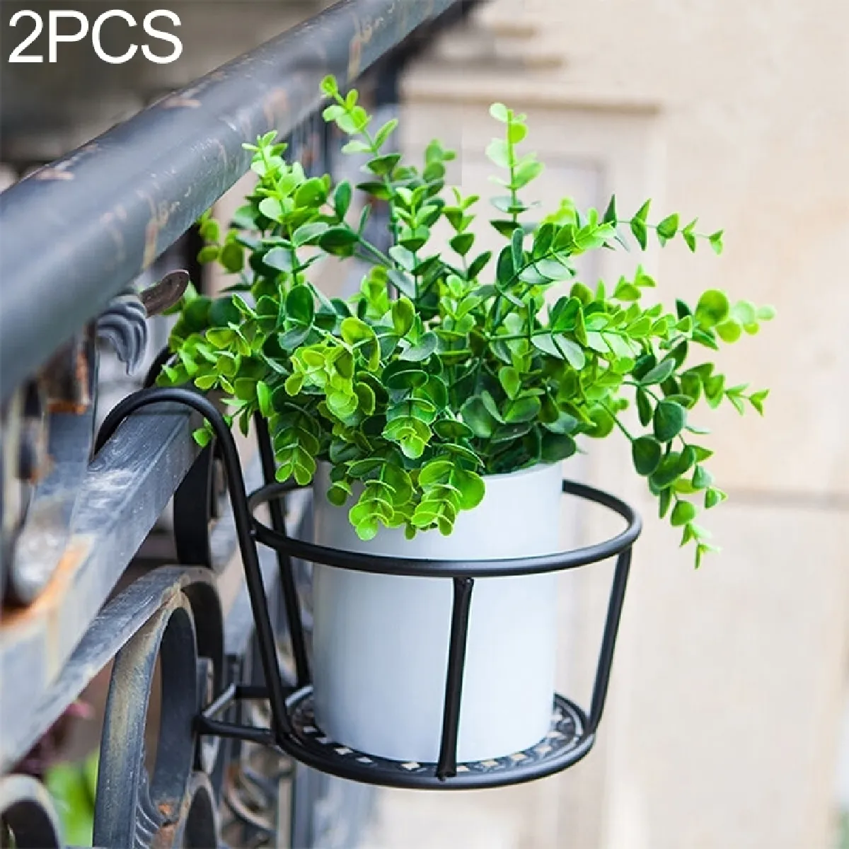 Wewoo Étagères de Plantes Noires