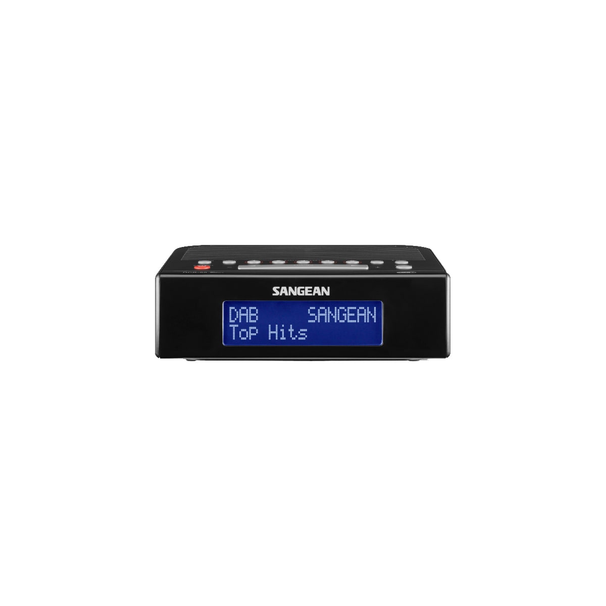 Sangean DCR-89+ klokkeradio radio (sort)