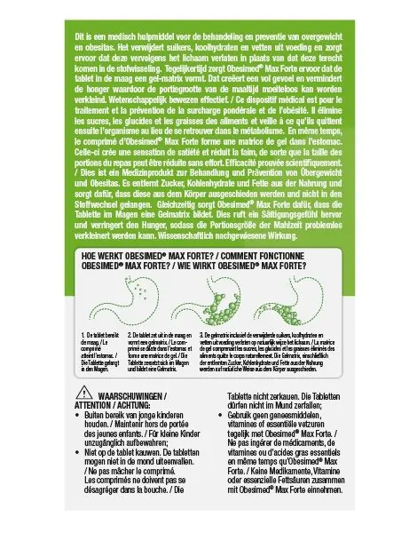 Obesimed Max Forte 30 tabletten