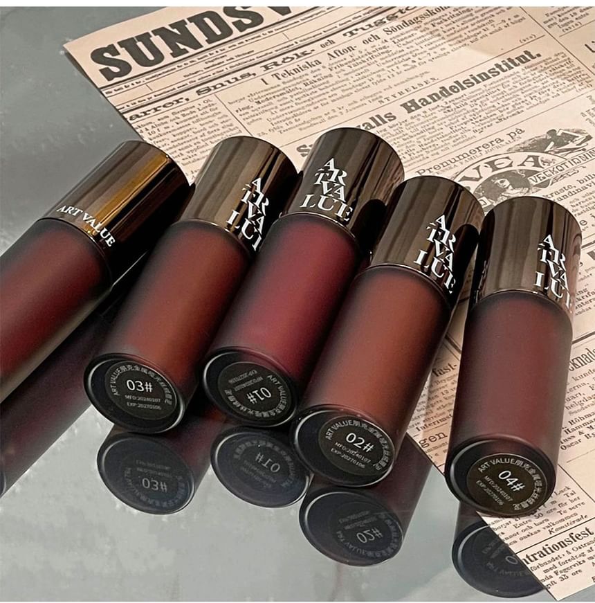 Art Value - Punk Metallic Matte Velvet Lip Mud - 6 kleuren