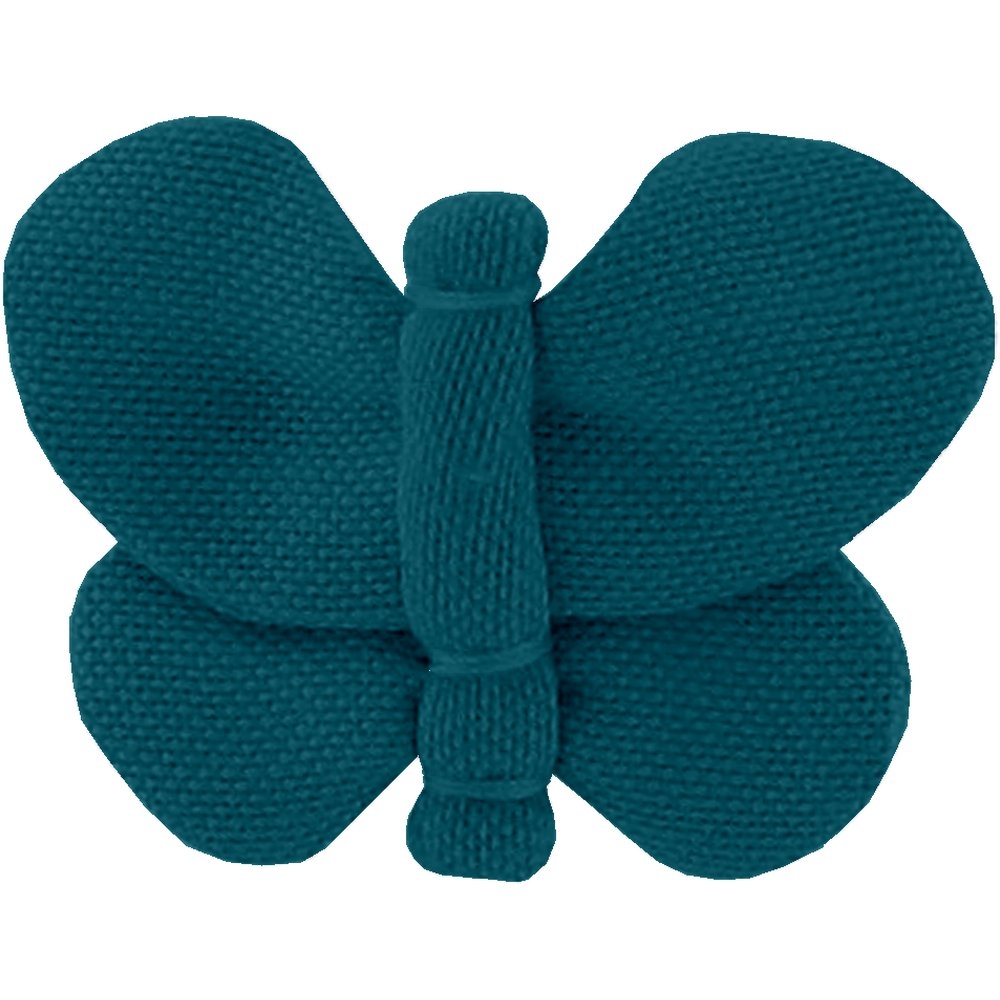 Barrette Petit Papillon Bleu Vert