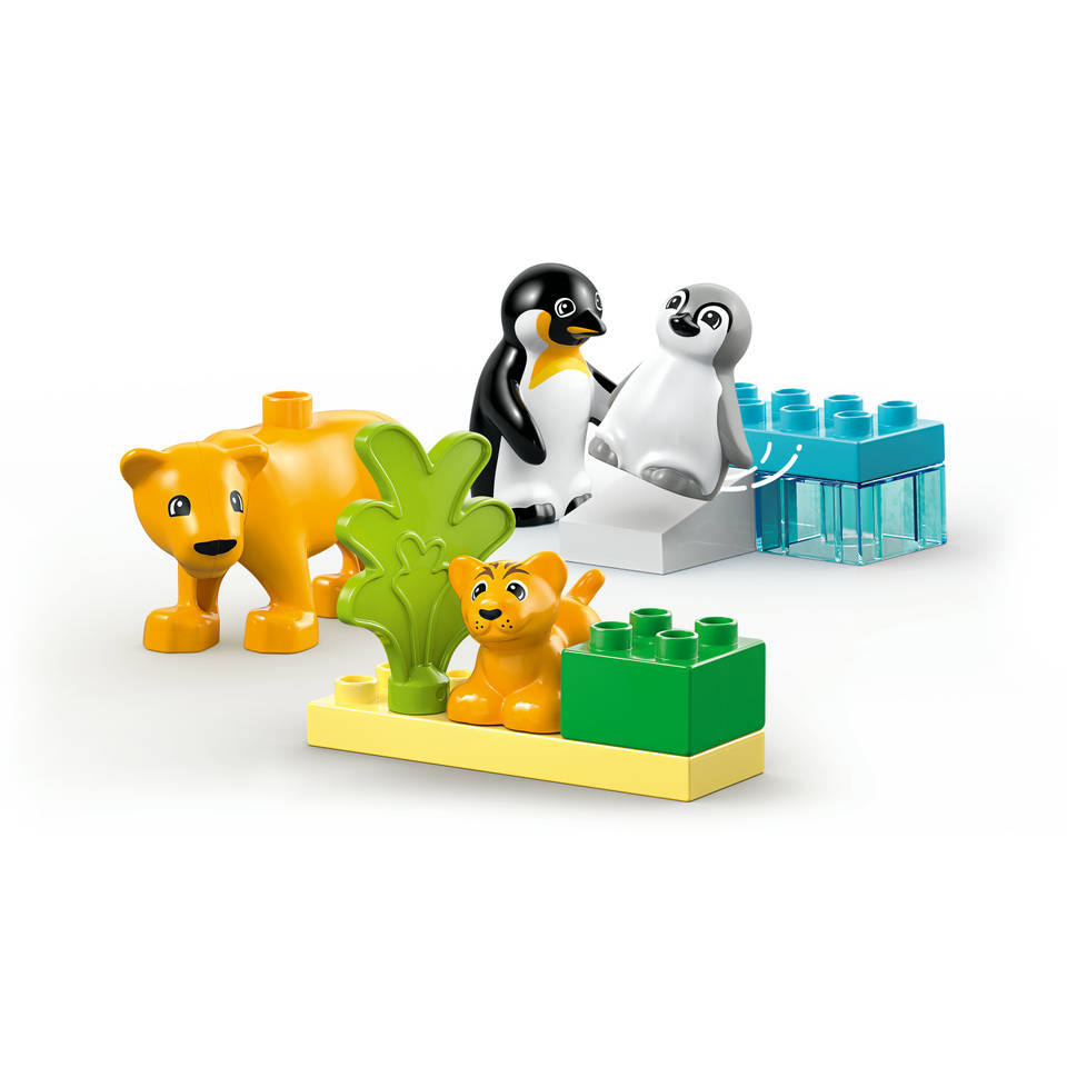 LEGO DUPLO families van wilde dieren: pinguïns en leeuwen 10442