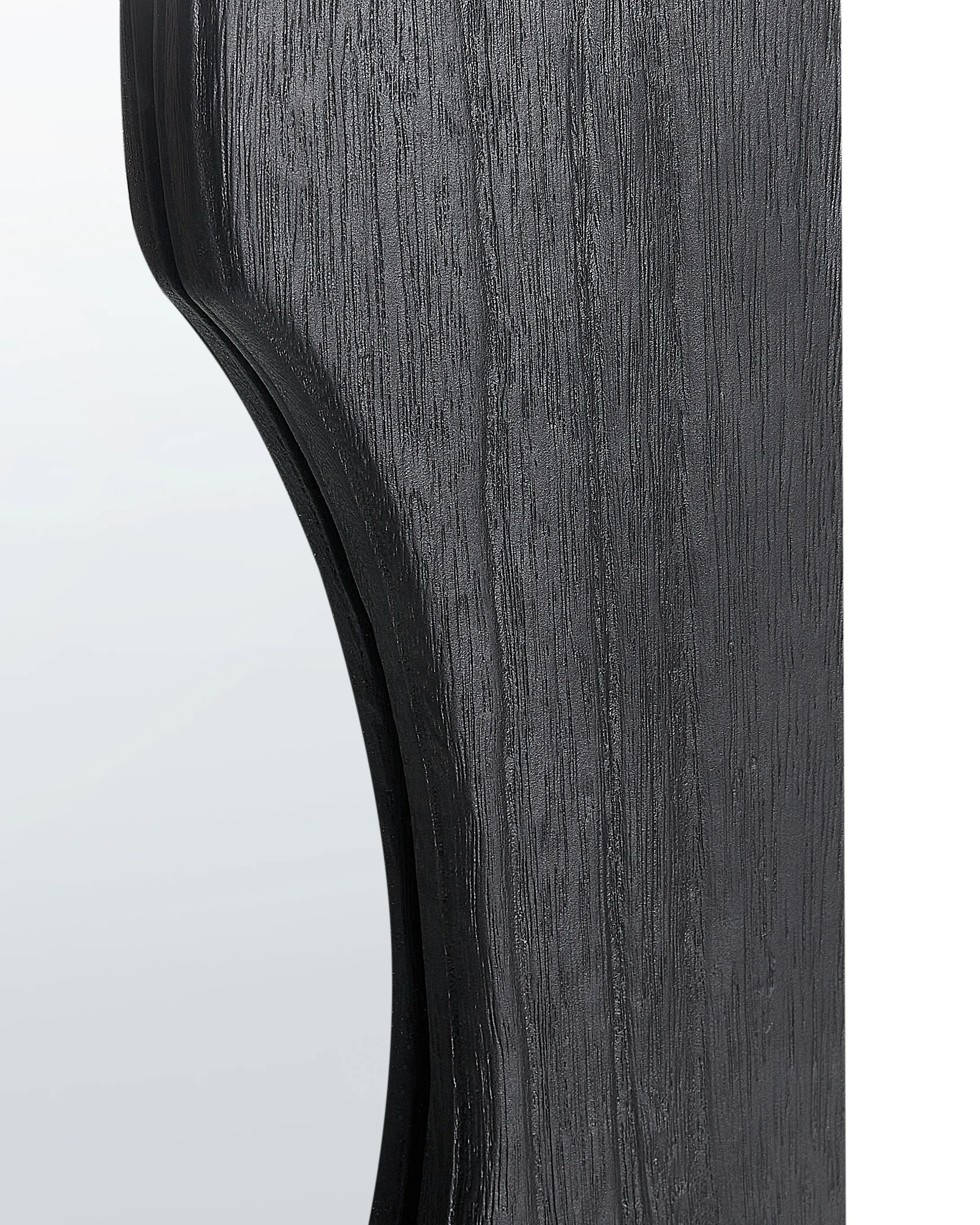 Wandspiegel SAULLCET 75 cm 175 cm Paulowniahout Zwart