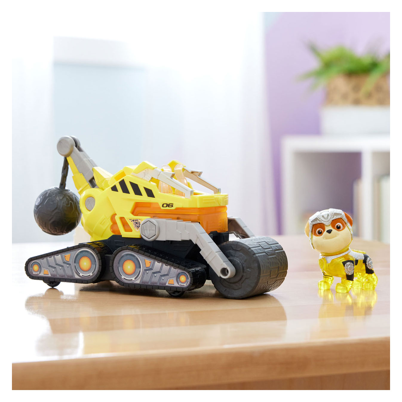PAW Patrol The Mighty Movie Reddingsvoertuig - Rubble